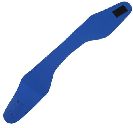 Schwimmstirnband, Kinder Erwachsene Schwimmstirnbandabdeckung Neopren elastisches Haarband Verstellbares Schwimmoom -Stirnband zum Schwimmen (blau L)