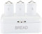 Royal Cuisine Tea Coffee Sugar and Bread Bin Set - White