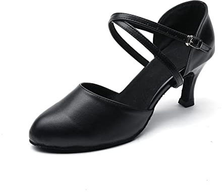 MSMAX Ballroom Dance Shoes Wedding Heels Character Pumps for Women 11 M US Women