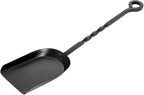 Unibos All Fireside Fireplace Fireside Accessories Item You Need Coal Ash Fire Tools Shovel Poker Tongs Pan Saver New (Black Iron Shovel)