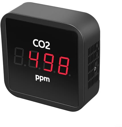 pour Tuya pour ZIGBEE Détecteur de intelligent Détecteur de dioxyde de carbone Moniteur de qualité de l'air Écran LED Testeur de qualité de l'air avec moniteur de température et d'humidité