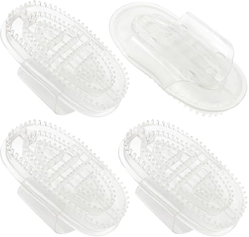 4Pcs spazzola di massaggio, spazzola di massaggio del corpo, rimozione della cellulite del corpo, spazzola portatile di massaggio di sollievo della fatica