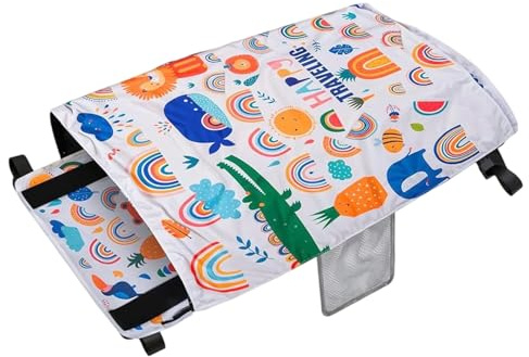 Duvcoywae Baby Airplane Bed | Toddler Bed Airplane Seat Extender,Soft Sleeping Hammock Travel Accessories for Train Camping Outdoor Vacation Boys Girls Children