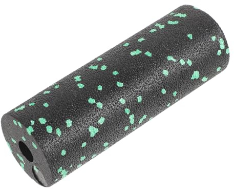 BESPORTBLE Mini Roller Column Portable Muscle Massager for Back Neck Legs Compact Balance Training Massage Pilates Home Fitness Green Small Hard Travel Foam Relaxation