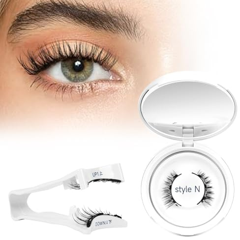 Higu clace PestañAs MagnéTicas Con Aplicador, Magnetic Eyelashes(Style N7)