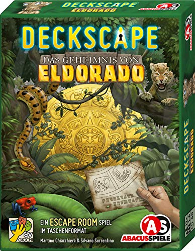 ABACUSSPIELE 38183 - Deckscape - Das Geheimnis von Eldorado, Escape Room Spiel, Kartenspiel