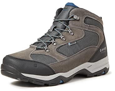Hi-Tec Men's Storm WP Wide, Charcoal/Grey/Majolica Blue, 9 UK
