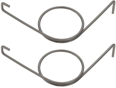 Create idea 2 Stück Ersatzfeder Reparaturfeder Kompatibel mit GU PSK 966 Edelstahl Linke Hand Trolley-Ersatzfeder 9-29665-00-L für Schiebetür-Schließsystem 35 Mm X 34 Mm