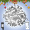 Luci Albero di Natale 420 LEDs 50.28+3M Stringa Luce Esterno Interno IP65 con Telecomando, Spina, 8 Modalità, Timer Catena Luminosa Decorazioni per Matrimonio, Laurea, Compleanno - Bianco Freddo