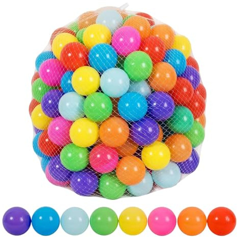 7 cm/50 st babypoolbollar boll för bollhav flerfärgad plastboll babyboll mjuk boll gropbollar anti-krossning