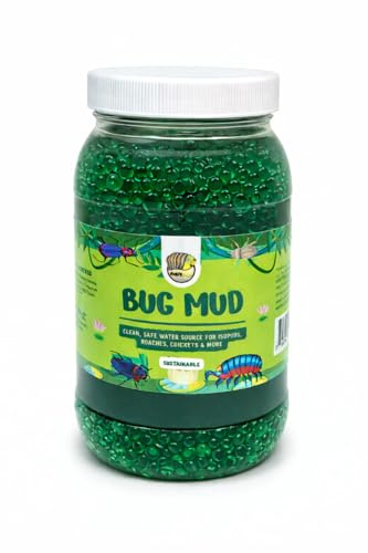 Bugzy Bugs Bug Mud Hydration Gel for Feeder Insects Clean Water Source for Isopods, Roaches & Crickets 16 oz