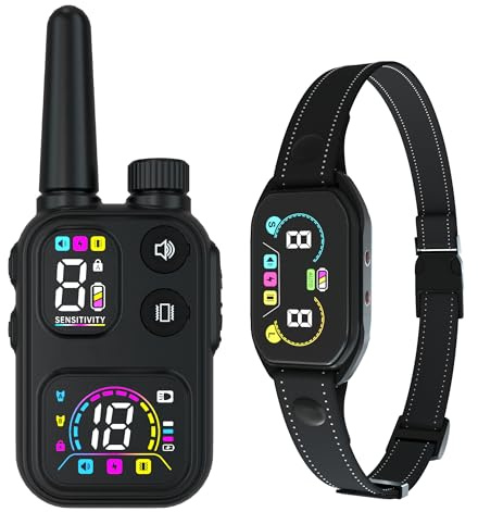 Meloive 3 en 1 Collier de Dressage, Collier Anti Aboiement, Collier LED