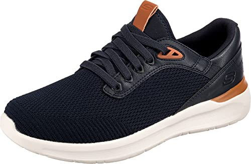 Skechers Lattimora, Scarpe da ginnastica Uomo, Navy Mesh Sintetico, 42 EU