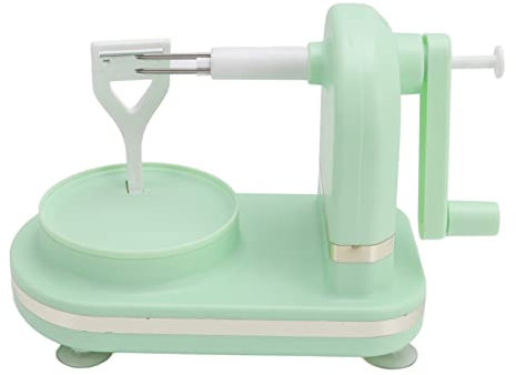 Pelapatate Per Mele, Pelapatate Per Mele con Affettatrici E Carotatore, Lame in Acciaio Inossidabile Pelapatate Multiplo Per Mele Si Adatta a Diverse Variazioni di Buccia della Pelle (verde)