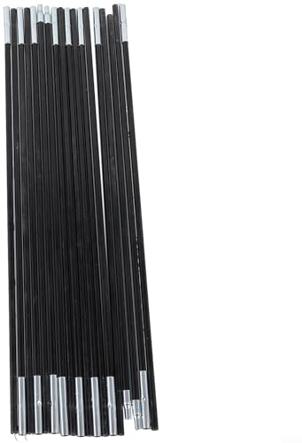 Postes de tienda de campaña, barras de fibra de vidrio para tienda de campaña, kit de postes de fibra de vidrio de repuesto, varillas de soporte para exteriores (4 m)