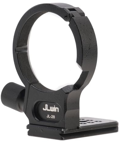 Hersmay Abrazadera de trípode de metal de 61 mm para objetivo Sony FE 24-240 mm f/3.5-6.3 OSS, 24-105 mm f/4 G OSS, 16-35 mm f/2.8 GM, 24-70 mm f/2.8 GM, 35 mm f/1.4 ZA, FE 28-70 mm F3.0 mm 5-5.6 OSS