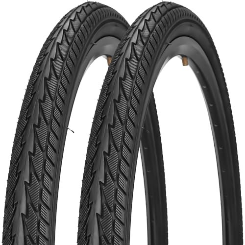 Pair of 26 x 1.75 Tyre 26 Inch Mountain Bike Tyre ETRTO 47-559 Compatible with 26x1.50 26x1.60 26x1.75 26x1.90 26x1.95 Bike Bicycle Tyres