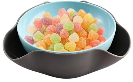 Genérico Tazón De Doble Capa De Pistacho, Tazón Para Refrigerios, Tazón De Pistacho De Doble Capa, Cuenco De Pistachos Con Almacenamiento De Conchas, Plato Para Servir Refrigerios