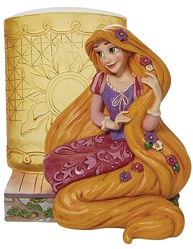 Enesco Disney Traditions by Jim Shore Tangled Rapunzel with Lantern Figurine, 5.11 Inch, Multicolor