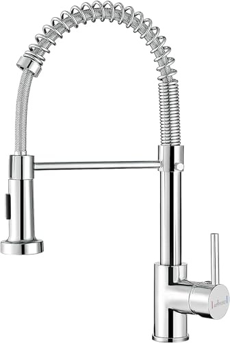 APPASO Grifo de cocina, grifo mezclador de alta presión para cocina Aceros inoxidables Cromo