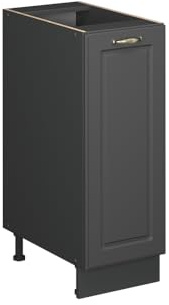 Vicco Pharmacy cabinet Fame-Line, Anthrazit-Gold Landhaus, 30 cm, WT Anthracite