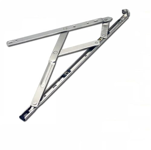 Window Hardware 2 pcs Adjustable Wind Brace Stainless Steel Window Casement Stay Window Limiter Window Strut(12inch3)