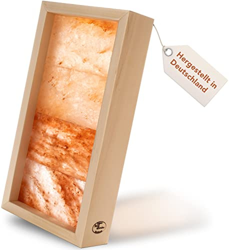Salzwand von Salt&Timber® Himalaya Salzkristalllampe steigert Ihre Kreativität und Schaffenskraft und verbessert Ihr Wohlbefinden (Salt Range Pakistan Größe M)