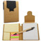 Notizbuch A6 mit Stift - Block Notes, 70 linierte Blatt, 50 Aufkleberblätter und 100 farbige Seitenmarkierungen, 14 x 9 cm , Schreibtisch organizer , Bullet journal