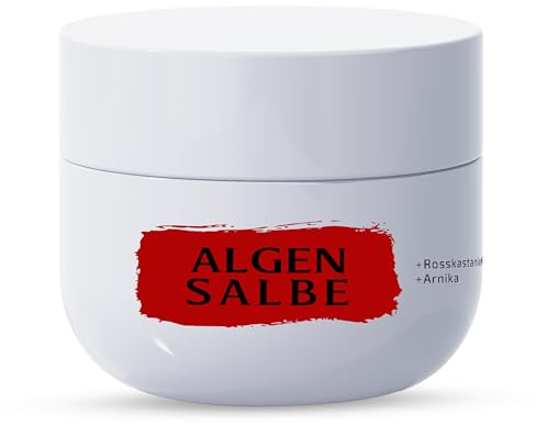 NEU! Aktiv Algensalbe gegen Besenreiser- 200 ml Tiegel-Venensalbe mit Arnika und Vitamin C - zum selber entfernen von Adern-Hergestellt in Österreich
