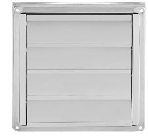 Greensen Rejilla de ventilación de Pared de Acero Inoxidable, Cubierta de Escape para Secadora y Aire Acondicionado, diámetro 95 mm, diseño Resistente y Duradero