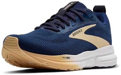 Brooks Trace 4 Chaussures de Running Chaussure de Running sans stabilisateurs Femmes Bleu - Navy/Apricot/Peacoat 40