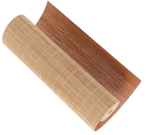 CHICAMPERA Tapete De Bambú Natural y Cortable para Mesa De Té Decoración De Comedor Protección Resistente Al Calor Esterilla Enrollable De Bambú para Cocina y Fiestas Mantel Individual