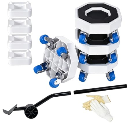 Heavy Duty Furniture Dolly Mover with Lifter,Max Load Capacity Up To 500kg