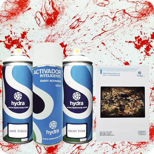 STARTER Kit Cubicatura Kit: Attivatore Spray 400 ml + colore di fondo + vernice + manuale di istruzioni+ pellicola cubicatura altro disegno. Larghezza: 50 cm. Lunghezza: 100 cm (HOT-071)