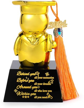 Movdyka Graduation Figurine Gifts Class of 2025 for Her Daughter Friends Graduate School College Personalised Presents for Him Son Master Students
