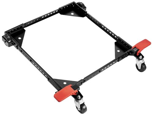 VEVOR Mobile Base, 500 lbs Weight Capacity, Adjustable from 12 x 12 to 36 x 36, Heavy Duty Universal Mobile Base Stand with Swivel Wheels, for Woodworking Equipment, Bandsaw, Power Tools, Machines