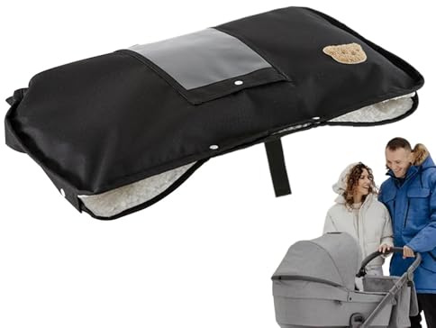 Guanti da passeggino per il freddo, scaldamani per carrozzina, scaldamani invernali, scaldamani per passeggino, golf cart manichino 52 x 30 cm, per passeggini, carrozzine, carrelli, golf cart