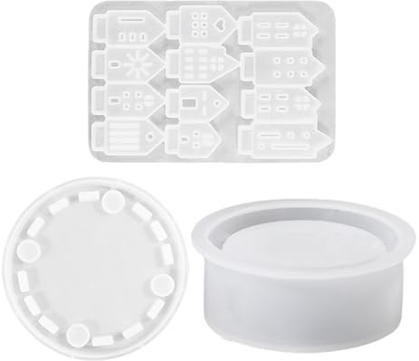 Stampo PortaTealight - Forma di Casa Cava - Stampo per Supporto Tea Light in Resina,Per Appassionati Di Fai Da Te, Casa, Feste, Realizzazione Di PortaCon Resina E Gesso