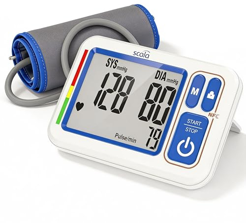 Tensiomètre numérique au bras scala SC 6750 NFC avec transmission et gestion des données avec une application