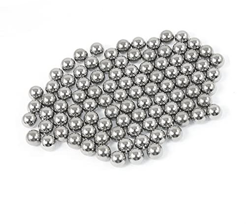 A ABSOPRO Bicicleta Cubo Rueda Rodamiento Acero Bolas Reparación 6mm Diámetro (Juego de 90)