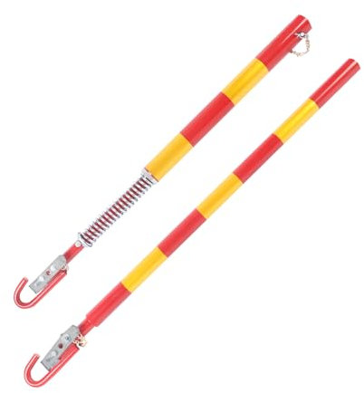 Loobiiny Asta di Traino Barra di Traino di Sicurezza Auto 5000 kg 5t Barra di Traino Ammortizzata Auto Barra di Traino di Sicurezza in Acciaio Ammortizzato Fune per Rimorchio Auto Soccorso