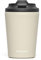 ANGVOOL Insulated Coffee Cup Travel Mug for Hot Drinks, Leakproof Stainless Steel Thermal Flask for Tea (Cream, 350ml)