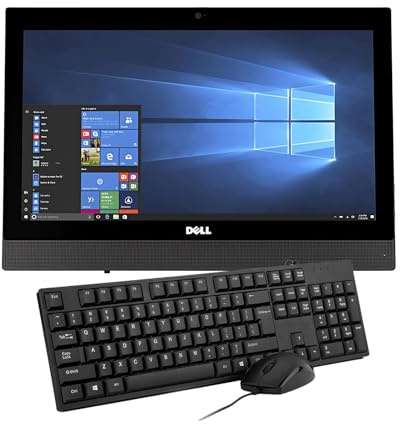Dell Optiplex 3050 All-in-One 19.5 Desktop Computer Intel Core i5-6500, 16 GB RAM, 256 GB SSD, WiFi, Bluetooth, tastiera USA, Windows 11 Pro (ricondizionato)