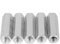 5pcs Coupling Nuts Hex Long Rod Sleeve Nut Carbon Steel Standoff M10 Threaded Fasteners(M10*50) Nut