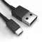 Micro-USB Ladekabel für Huawei P8 Lite Schwarz 2 m Handy Schnellladekabel Datenkabel