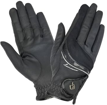 LeMieux Competition Adults Horse Riding Gloves - Black