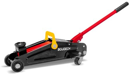 BOUDECH Herk 25 - Gato hidráulico elevador para coche, capacidad 2,5 t