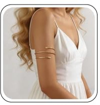 Inateannal Boho Bracelet Manchette Or Réglable Minimaliste Manchette Ouverte Pour Femmes Et Filles