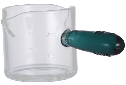 JECOMPRIS Tazza Da Espresso Con Manico Misuratore Per Caffè Elegante Brocca Per Latte e Montalatte Perfetta Per Caffè e Cappuccino