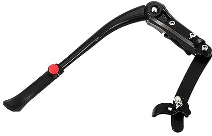 BELLIFFY Höhenverstellbarer Fahrradständer Aluminiumlegierung Mit Stabilem Seitenträger Und Rutschfestem Kunststoff Für Mountainbikes Langlebiger Parkständer Für Sichere Montage Am Kettenst